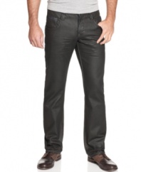 This pair of dark denim from Marc Ecko bridges the gap between your casual and refined jean style.