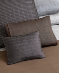 Complement the muted plum and pewter shades of the Acacia collection with these handsome accent pillows. A lush variety of shapes and designs in woven silk add the perfect touch of splendor to your bedding ensemble.