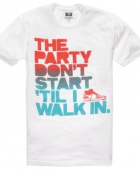 Start the party - this tee from Swag Like Us is ready to get the good times goin'.