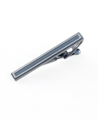 This tie bar from Kenneth Cole Reaction gives your look nuanced texture.