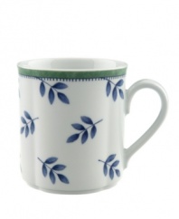 Create your own look by mixing and matching Switch 3's four distinctive patterns. Dishwasher-safe white porcelain with varied blue and green motifs.