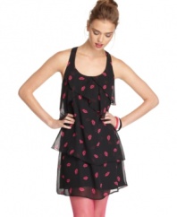Pretty up in this flirty kiss dress from 6 Degrees – a great little number for movie night your one-and-only!