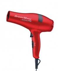 Ultimate style is bliss. This XTreme dryer helps your hair get there with far, infrared-generated ceramic heat that gently dries hair from the inside out, leaving your locks smooth and silky without the frizz. Six speed and heat setting combinations make this hair dryer a versatile styling companion day in and day out. Removable rear filter; hang loop for easy storage