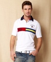 Better your boardwalk style with this elevated polo shirt from Nautica.