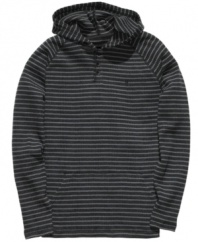 Get your layered look with this pullover hoodie from Hurley.