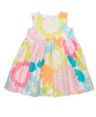 Colorful character. Show off her bright personality in this vivid dress from Carter's.