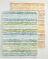 Classic stripes get a fun twist in uplifting shades with the Charter Club Ultra Stripe bath rug in pure cotton. Choose from warm or cool tones.