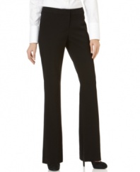 Classic straight-leg pants from T Tahari have an easy, flattering fit and versatile style.