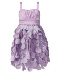 Add some whimsy to her closet with this unique petal dress from Ruby Rox.