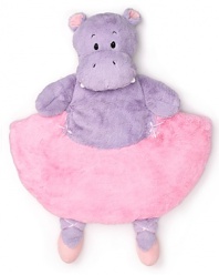 Cozy, colorful comfort for your little one, this super plush play mat features a lovable hippo ballerina to inspire your growing girl.