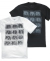 A quick and easy upgrade to your casual look is this graphic t-shirt from Marc Ecko.