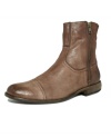 Traditional rugged Frye style with an outer zipper to complete your urban-cowboy look.