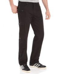 Get back to black with these multi-pocket jeans from Sean John. (Clearance)