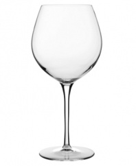 Smart style and sound construction make Crescendo all-purpose wine glasses sing. A simply sleek silhouette for anytime enjoyment is crafted in Luigi Bormioli's SON.hyx, a revolutionary glass that's guaranteed to resist chipping and discoloration for 25 years.