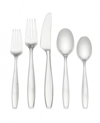 Boasting a timeless, versatile design, the Fjord II place settings from Dansk go from casual to formal affairs with ease and elegance. Rendered in 18/10 stainless steel.