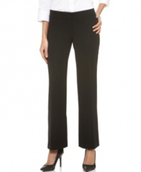 Polished and professional, these petite pants from Alfani are the foundation of many fashionable work ensembles.