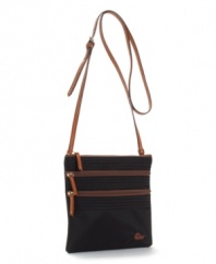 Available in a variety of colors, it's never been easier to add a pop of color to your outfit. Throw on this nylon crossbody from Dooney & Bourke for fabulous everyday style.