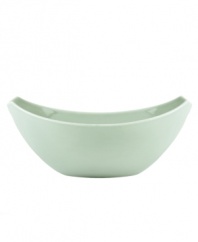 Feature modern elegance on your menu with this Classic Fjord small all-purpose bowl. Dansk serves up glossy pale-green stoneware with a fluid, sloping edge for a look that's totally fresh.