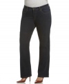 Levi's Perfectly Shaping plus size stretch jeans feature a slimming tummy panel to ensure you look your best.