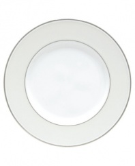 Modern yet timeless, this fine china dinnerware is sure to satisfy the style-hungry host. Simply dressed in cream and white stripes and finished with a polished platinum trim, Opal Innocence Stripe creates an ultra-chic setting to enjoy celebratory meals. Qualifies for Rebate