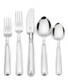 Experience the superior craftsmanship of Henckels in a lustrous, vintage-inspired flatware set. Between a banded neck and rounded tip, the handle is engraved with a simple line design. Stainless steel sophistication for you and three guests!