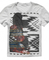 Infuse your casual wardrobe with some southwestern style wearing this t-shirt from Bar III.