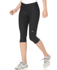 These Filament capri leggings from Nike have everything you need: an internal key pocket, Dri-Fit technology and reflective tape to increase your nighttime visibility.