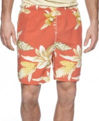 Add some vegetative style to you weekend vegging with these swim trunks from Tommy Bahama.