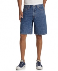 When it comes to your warm weather wardrobe, nothing tops these classic denim shorts from Levi's.