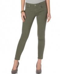 In an earthy Thyme wash, these Else skinny jeans feature a green hue that works as a new neutral for spring!
