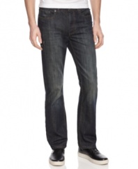 Turn to the dark side of denim style with these Kenneth Cole Reaction jeans.