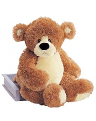 Gund your little one's hug-friendly Fleming bear has floppy arms and legs and a fuzzy fur coat. Book not included.