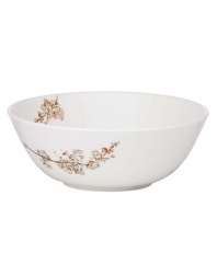 Make your favorite dish sing with this irresistible serving bowl. As boldly stylish as it is durable, the Chirp dinnerware and dishes collection from Lenox is crafted of chip-resistant bone china. Qualifies for Rebate