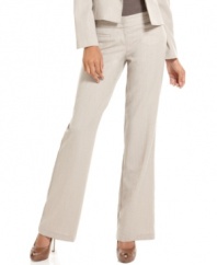 XOXO's career pants always look effortlessly sophisticated. Pair with an ultra-high heel to elongate your line.