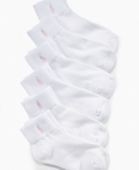 Keep her tootsies covered all week long with this six pack of socks from Ralph Lauren.