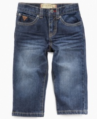 Dress him up in denim with these great jeans from guess.