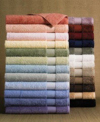 Made of long-staple pima cotton, the world's finest, these generously sized towels are the ones you've been waiting for. Beyond its classic looks, this collection is distinguished by lush softness and quality construction that allows for quick drying. In a beautiful range of colors to suit any taste.