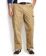 Render yourself impenetrable with these ripstop cargo pants from Nautica.