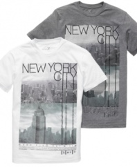 Show your love for the Big Apple with these graphic t-shirts from Marc Ecko Cut & Sew.