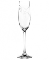 A blossom-flecked branch on this champagne flute adds warm charm to this chic, break-resistant wine glass. This collection of toasting flutes from Lenox is perfect for everyday use, and for coordinating with Lenox Simply Fine Chirp dinnerware. Qualifies for Rebate