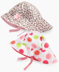 Hats off to you. She'll receive compliments every time she's wearing one of these fun print hats from First Impressions.
