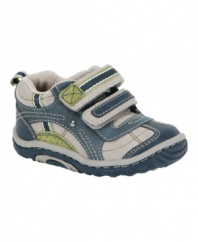 Keep his feet planted on the floor with these Stride Rite shoes made to decrease stumbles and falls.