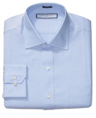 The classic every guy needs. Stock your stash of basics with this Tommy Hilfiger oxford shirt.