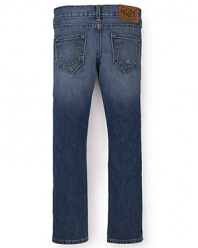 A terrific pair of everyday jeans he can count on, with faded detail for a stylish, worn-in look.