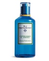 An invigorating blend of sage, basil, and lavender that evokes images of Tuscany-ever-romantic with gently rolling hills and enchanting medieval towns. The sophisticated world of Acqua di Parma, with its impeccable and understated refinement, presents Blu Mediterraneo-a collection of products whose noble ingredients create the link between essences and emotions, each reflecting the beauty and culture of Italy's most emblematic destinations.• Top notes of rosemary, grapefruit, petit grain, clary sage, and basil.• Heart notes of lavender, pink, jasmine, lily of the valley, coriander, and cardamom.• Base notes of cypress, silver pine, oak moss, cedar wood, patchouli, and vetiver.• In a sleek blue glass bottle with a signature label.