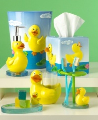 Give your little rubber ducky some pals with the Paradigm Duck Accessories collection. This cheery orange-billed duck soap dish will quack up the kids or add a bit of fun to the guest bathroom.