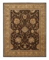 A graceful achievement in symmetry and style, this splendid area rug exemplifies the fine detail and precision handcraftsmanship of the Nourison 2000 collection. Featuring a myriad of delicate vinery and exquisite blossom medallions, this stylish piece lends warm color and perfection softness to any room in your home.