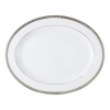 Bernardaud Athena Platinum Oval Platter 15 In