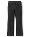 This handsome jean is rendered in a rich dark wash, with 7 For All Mankind's classic embroidered pockets and comfy classic fit.