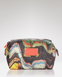 Put your products in a retro place with this '70's-inspired beauty bag from MARC BY MARC JACOBS.